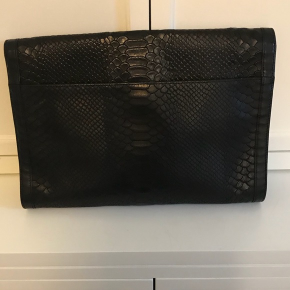 Longchamp Gatsby croc embossed clutch - Picture 3 of 8